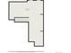 Basement floor plan showing the dimensions of the unfinished space at 14818 Dahlia St, Thornton, CO 80602