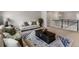 Upstairs living area with a sofa and stylish accents at 13041 Reata Ridge Dr, Parker, CO 80134