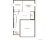 Basement floor plan featuring recreation room, bedroom, bathroom, storage and mechanical area at 11217 Mount Emma Dr, Englewood, CO 80112