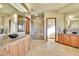 Luxurious bathroom with double vanities, a large shower, and soaking tub at 6057 Red Hill Rd, Boulder, CO 80302