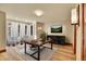 Home office with built-in shelving and natural light at 6057 Red Hill Rd, Boulder, CO 80302