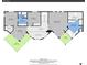 The third floorplan featuring bedrooms, bathrooms, and balconies, showcasing the upper level layout at 6057 Red Hill Rd, Boulder, CO 80302