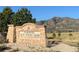 Iron Spring Park entrance sign at 1927 S Xenon St, Lakewood, CO 80228