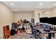 Office space with a large desk, multiple monitors, and comfortable chair, perfect for working from home at 7265 S Millbrook Ct, Aurora, CO 80016