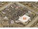 Aerial view of shopping center with retail stores, restaurants, and ample parking at 3466 Craftsbury Dr, Highlands Ranch, CO 80126