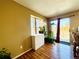 Bright kitchen area with a sliding door to the outside and plenty of natural light at 1120 S Waco St # A, Aurora, CO 80017
