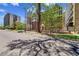 Attractive brick apartment building with mature trees, and an inviting entrance. Sunny street view at 963 N Logan St # 2, Denver, CO 80203