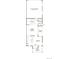 Detailed floor plan showcasing an open-concept layout with living room, kitchen, dining area, and 2-car garage at 1368 Penner Dr, Erie, CO 80026