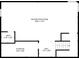 Layout for finished basement that includes bath, storage and recreation room at 3727 Starry Night Loop, Castle Rock, CO 80109