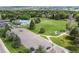 Community aerial view showcasing a pool and recreational facilities for residents to enjoy at 10694 E Dorado Ave, Englewood, CO 80111