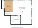 A floor plan showing a recreation room, utility room and bedroom in the basement at 10694 E Dorado Ave, Englewood, CO 80111