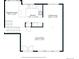 A floor plan detailing the kitchen, dining area, breakfast nook and living room at 10694 E Dorado Ave, Englewood, CO 80111