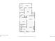 Detailed first-floor plan of the house with labeled rooms, including kitchen, living room, and bedroom at 3016 N Franklin St, Denver, CO 80205