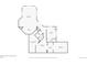 Detailed basement floor plan featuring a Gathering room, kitchen, bathroom, bedroom, media room and unfinished storage at 1289 Diamond Ridge Cir, Castle Rock, CO 80108