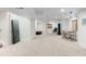 Finished basement area showing carpeted floors, recessed lighting, and space for activities at 16225 Peregrine Dr, Parker, CO 80134