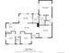 Detailed floor plan showcasing the layout of the home, including the kitchen, bedrooms, and living spaces at 6528 S Louthan St, Littleton, CO 80120