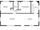 Second floor plan shows primary bedroom, second bedroom, living room, utility room and kitchen at 111 Wolff St, Denver, CO 80219