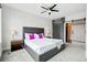 Comfortable main bedroom with a plush bed and modern decor at 3444 Navajo St # 10, Denver, CO 80211