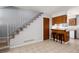 Carpeted staircase leading to the upper level of the home at 1711 S Blackhawk Way # D, Aurora, CO 80012