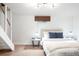Bright bedroom with a comfortable bed and stylish accents at 3445 N Clay St, Denver, CO 80211