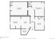 Floor plan featuring the living room, primary bedroom, dining room, kitchen, bathroom, and foyer at 1374 N Ogden St # C, Denver, CO 80218