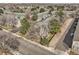 Aerial view of the community layout and neighborhood streets at 3471 S Ammons St # 12-6, Lakewood, CO 80227