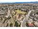 Aerial view showing community park with playground equipment at 3471 S Ammons St # 12-6, Lakewood, CO 80227