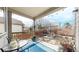 Cozy outdoor patio with seating area, perfect for relaxing and entertaining guests at 5280 Longs Peak St, Brighton, CO 80601