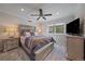 Comfortable bedroom with soft carpet, neutral tones, and natural light at 1366 Killington Ct, Evergreen, CO 80439