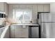 Charming kitchen area with stainless steel appliances and a sunlit window above the sink at 3520 Miller St, Wheat Ridge, CO 80033