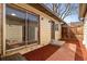Inviting backyard features a small patio, perfect for outdoor dining and relaxation at 3512 S Kittredge St # A, Aurora, CO 80013