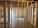 Unfinished basement with wooden framing and space to customize to your own design at 4995 S Algonquian Way, Aurora, CO 80016