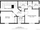 Detailed floor plan showcasing the layout of the primary bedroom, bathroom and laundry at 3760 Ute Mountain Trl, Castle Rock, CO 80109