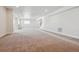 Spacious unfinished basement featuring carpet, recessed lighting, and potential for customization at 4949 Hickory Oaks St, Castle Rock, CO 80104