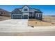 Charming two-story home with stone and white siding, three-car garage, and well-maintained landscaping at 4949 Hickory Oaks St, Castle Rock, CO 80104