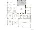Main floor plan featuring a gourmet kitchen, nook, great room, study, dining room, living room, and three-car garage at 4949 Hickory Oaks St, Castle Rock, CO 80104