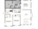 Upstairs floor plan features a primary bedroom, deluxe primary bath, two bedrooms, and a loft at 25284 E Warren Pl, Aurora, CO 80018