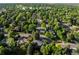 Aerial view of a residential neighborhood with tree-lined streets and well-maintained homes at 280 E 11Th Ave, Broomfield, CO 80020