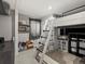 Cozy bedroom features a built-in bunk bed with ladder and storage at 280 E 11Th Ave, Broomfield, CO 80020