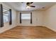 Inviting living room boasts hardwood floors and natural light at 6670 Hooker St, Denver, CO 80221