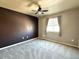 Spacious bedroom with a large window, carpet and fresh paint at 9011 Sandpiper Dr, Longmont, CO 80504
