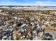 Aerial view of the neighborhood showcasing the condo building and surrounding area at 6505 Kalua Rd # 204B, Boulder, CO 80301