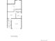 Finished lower level floor plan including a rec room, bedroom, bathroom, and 2-bay garage at 1950 Grayside Cir, Castle Rock, CO 80109