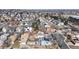 Aerial view of a residential neighborhood showing diverse homes and community layout at 7103 Depew Ct, Arvada, CO 80003