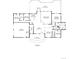 Detailed floor plan showcasing the layout of the first floor, including bedrooms, kitchen, great room, and garage at 12655 Greenland Acres Rd, Larkspur, CO 80118