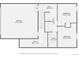 Detailed floor plan showcasing layout of garage, utility room, bedrooms and bathroom dimensions at 6821 W Yale Ave, Lakewood, CO 80227
