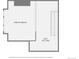 Floor plan showcases open loft and stairway layout of the upper level at 6821 W Yale Ave, Lakewood, CO 80227