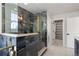 Modern bathroom with walk in shower, standalone tub and walk in closet at 2515 N Gaylord St, Denver, CO 80205
