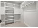 Walk in closet with white shelving and organization system at 2515 N Gaylord St, Denver, CO 80205
