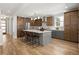 Spacious kitchen featuring a large island with seating, perfect for entertaining at 2515 N Gaylord St, Denver, CO 80205